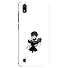 Чехлы Венсдей на ZTE Blade A7 (2019) Уэнсдей (AlphaPrint) (танец Уэнздей)