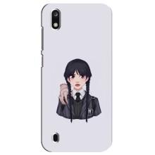 Чехлы Венсдей на ZTE Blade A7 (2019) Уэнсдей (AlphaPrint) (Уэнздей и Вещь)