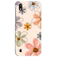 Чехол с цветочным принтом на ЗТЕ Блейд А7 2019 – Разноцветные цветы