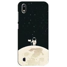 Космические Чехлы для ЗТЕ Блейд А7 2019 (VPrint) (На луне)