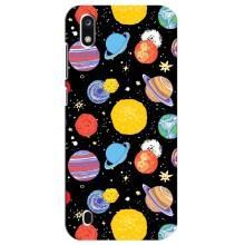Космические Чехлы для ЗТЕ Блейд А7 2019 (VPrint) (Рисованные планеты)