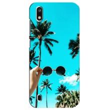 Силиконовый чехол с КАРТИНКАМИ лето для ZTE Blade A7 (2019) (AlphaPrint) – Взгляд лето