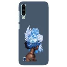 Чехлы (ART) Цветы на ZTE Blade A7 (2020) (VPrint) (Квіти на голові)