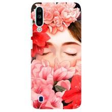 Чехлы (ART) Цветы на ZTE Blade A7 (2020) (VPrint) (Очі в квітах)