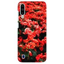 Чохли з квітами для ZTE Blade A7 (2020) (VPrint) (Квіти червоні)