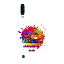 Чехол Амонг Ас для ZTE Blade A7 (2020) (AlphaPrint) (Яркий АмонгАс)