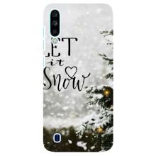 Новогодние, Праздничные Чехлы для ZTE Blade A7 (2020) - 2024 год (Let it snow)