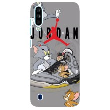 Силиконовый Чехол Nike Air Jordan на ЗТЕ Блейд А7 (2020) (Air Jordan)