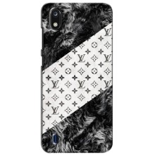 Чехол Стиль Louis Vuitton на ZTE Blade A7 (LV на белом)