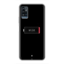 Чехлы для любимой на ЗТЕ Блейд А71 (VPrint) (Love battery)