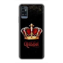 Чехол с Короной ЗТЕ Блейд А71 - (AlphaPrint) (Корона короля)