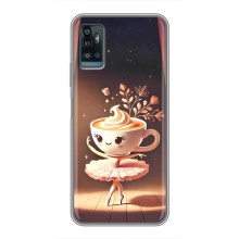 Чехол с мемом Тралалело тралала на ZTE Blade A71 (Балерина капучина)