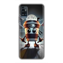 Чехол с мемом Тралалело тралала на ZTE Blade A71 (Капучино асасино)