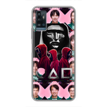 Чохол Гра в кальмара для ZTE Blade A71 – Персонажі гри кальмара