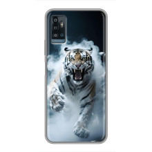 Чехол с картинкой «Хищники» для ZTE Blade A71 – Тигр