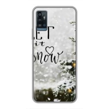 Новорічні, Святкові Чохли для ZTE Blade A71 - 2024 год – Let it snow