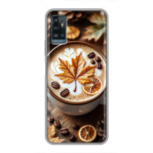 Чохол з унікальним дизайном 'Осінь з кавою' для ZTE Blade A71 – Пряна кава