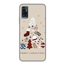 Різдвяні Чохли для ZTE Blade A71 (VPrint) (Merry Christmas)