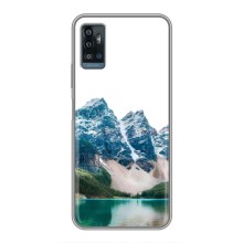 Силиконовый чехол с КАРТИНКАМИ лето для ZTE Blade A71 (AlphaPrint) (Гори)