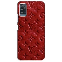Текстурный Чехол Louis Vuitton для ЗТЕ Блейд А71 – Красный ЛВ