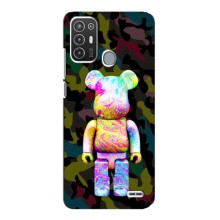 Чехлы для ZTE Blade A72 - Bearbrick Louis Vuitton (PREMIUMPrint) (Яркий Bearbrick)