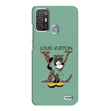 Чехлы Луи Витон для ZTE Blade A72 (AlphaPrint - LOUIS VUITTON) (Микки Маус LV)