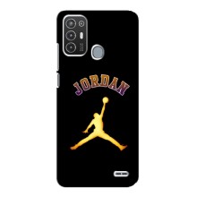 Чехлы для ZTE Blade A72 - с картинкой JORDAN (AlphaPrint) (Jordan Gold)