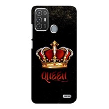 Чехол с Короной ЗТЕ Блейд А72 - (AlphaPrint) (Корона короля)