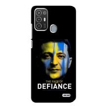 Чехол для ZTE Blade A72 (AlphaPrint - с принтом Зеленского) – В. Зеленский