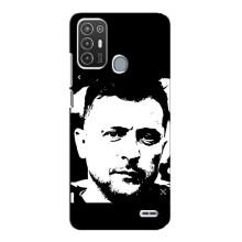 Чехол для ZTE Blade A72 (AlphaPrint - с принтом Зеленского) – Зеленский АРТ