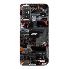 Чехол Формула1 на ZTE Blade A72 – Коллаж Ф1