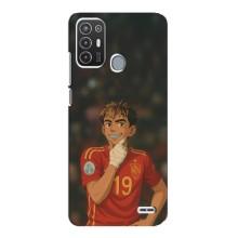 Чехол с футболистом Ламин Ямаль ZTE Blade A72 (Ямаль аниме)