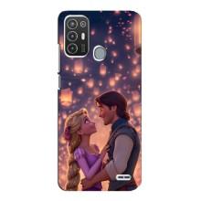 Чехол Рапунцель для ZTE Blade A72 – Принцесса и принц