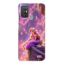 Чехол Рапунцель для ZTE Blade A72 – Рапунцель в замке