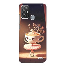 Чохол з мемом Тралалело тралала на ZTE Blade A72 (Балерина капучина)