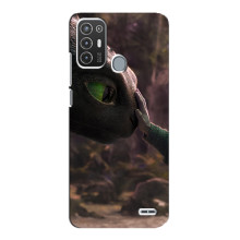 Чехол как приручить дракона на ZTE Blade A72 (Сцена з драконом)