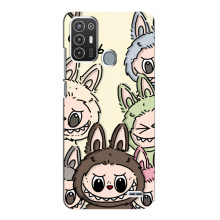 Чохол з Лабубу на ZTE Blade A72 – Колаж Лабубу