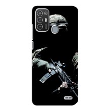Чехол с украинским воином на ZTE Blade A72 (Украинский снайпер)