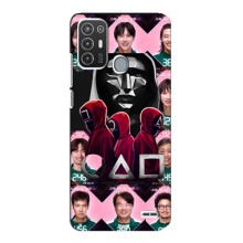 Чохол Гра в кальмара для ZTE Blade A72 – Персонажі гри кальмара