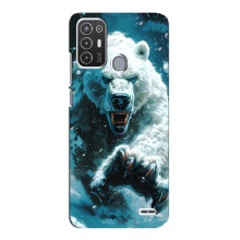 Чохол з картинкою 'Хижаки' для ZTE Blade A72 – Ведмідь