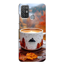 Чохол з унікальним дизайном 'Осінь з кавою' для ZTE Blade A72 – Кава на природі