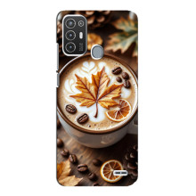 Чохол з унікальним дизайном 'Осінь з кавою' для ZTE Blade A72 – Пряна кава