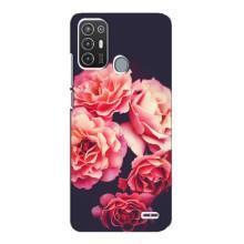 Чехлы с тематикой "ЦВЕТЫ" на ZTE Blade A72 (Бутоны)