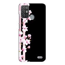 Чехлы с тематикой "ЦВЕТЫ" на ZTE Blade A72 (Цветочки)