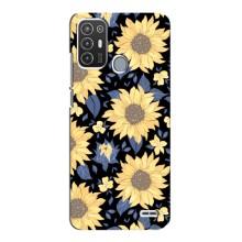 Чехлы с тематикой "ЦВЕТЫ" на ZTE Blade A72 (красивые цветы)