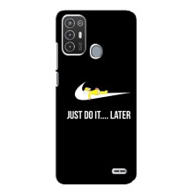 Силиконовый Чехол на ZTE Blade A72 с картинкой Nike (Later)