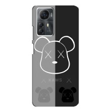 Чехлы для ZTE Blade A72s - Bearbrick Louis Vuitton (PREMIUMPrint) (БеарБрик глаза)