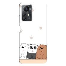 Чехлы с изображением разных животных для ZTE Blade A72s (Удивленные медвеженки)