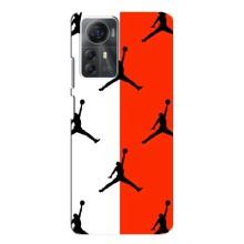 Чехлы для ZTE Blade A72s - с картинкой JORDAN (AlphaPrint) – Лого Джордан