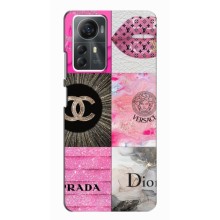 Чехол (Dior, Prada, YSL, Chanel) для ZTE Blade A72s – Модница